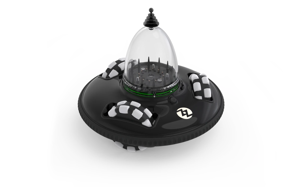 ZoZbot can be put to work in everything from lounge room floor soccer matches to table-top games of pool