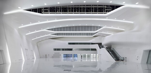 A 1,900 m2 (20,451 sq.ft) Design Cultural Park composed of an event hall, sports memorial area, relic museum and design gallery are included (Photo: Virgile Simon Bertrand)