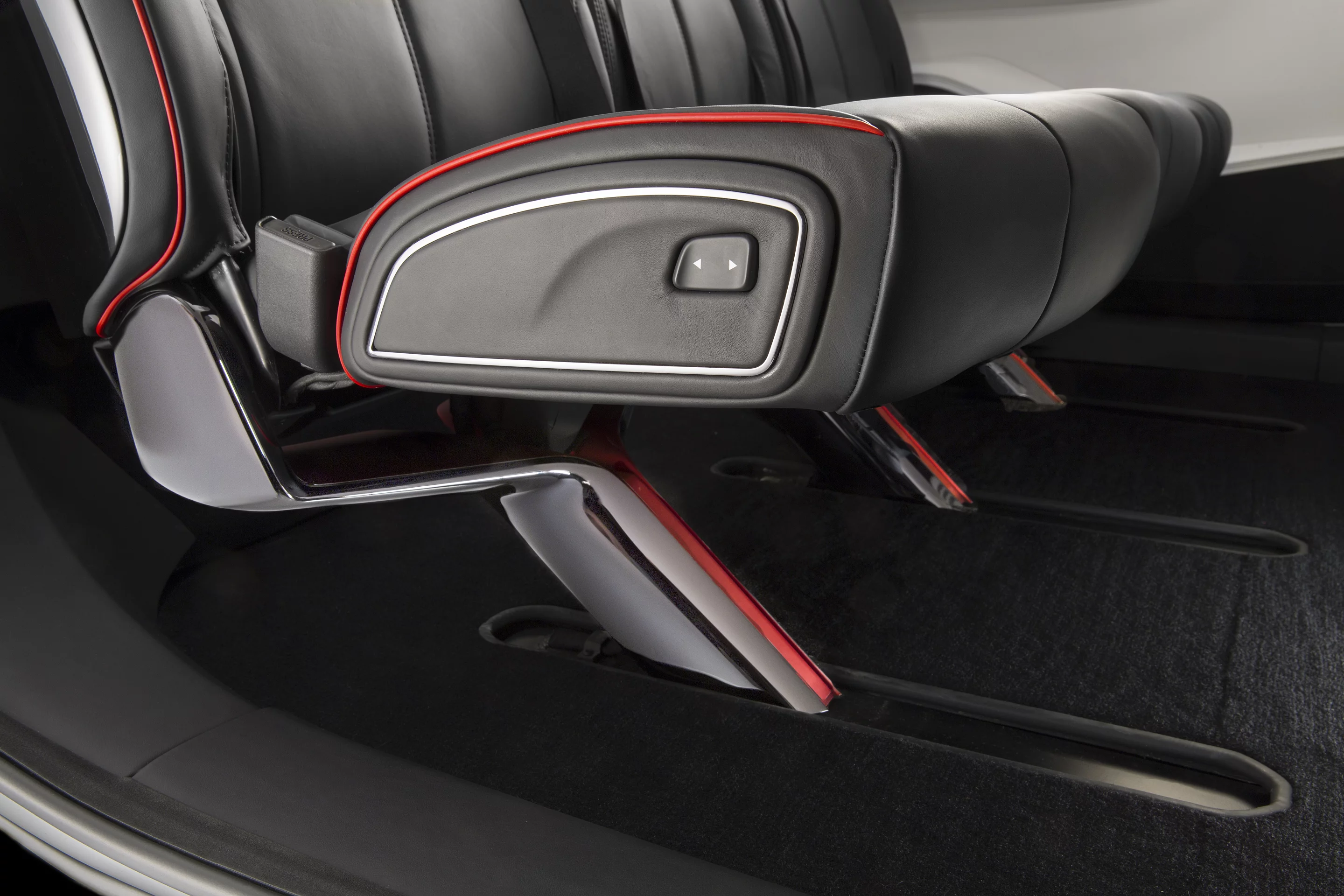 The Model X has three rows of seating inside, so the whole family