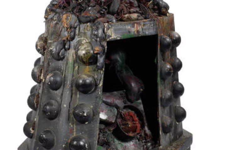 This "Destroyed Dalek" will be one of the items up for auction
