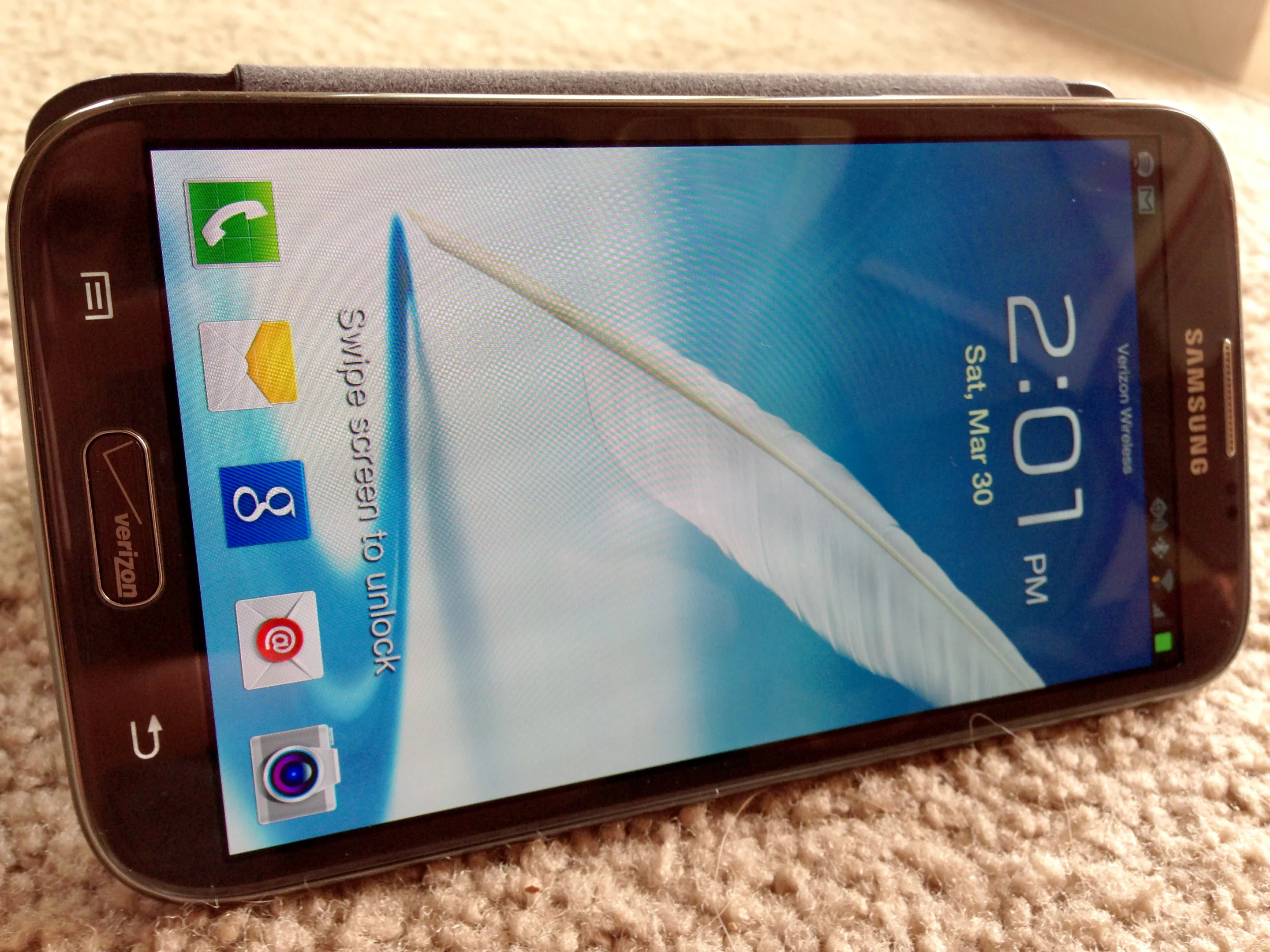 The Galaxy Note II has a remarkable display
