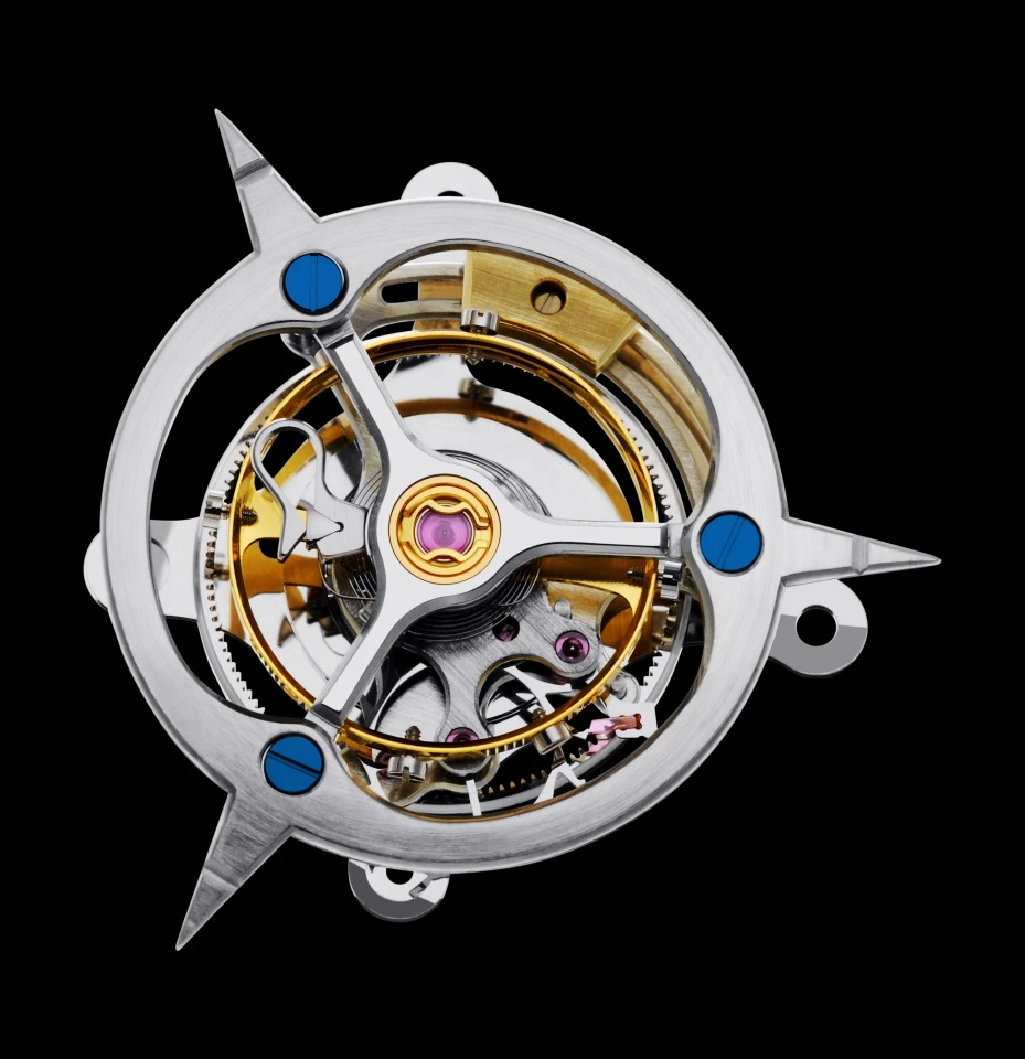 The three-minute flying tourbillon movement