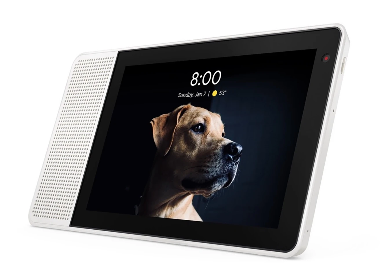 The display lets you bring up photos and videos you can't see on a standard Google Home device