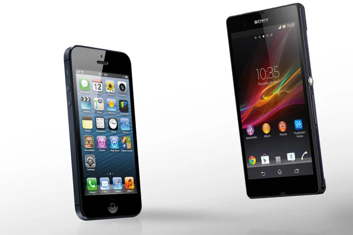 How does Sony's Xperia Z compare to the iPhone 5?