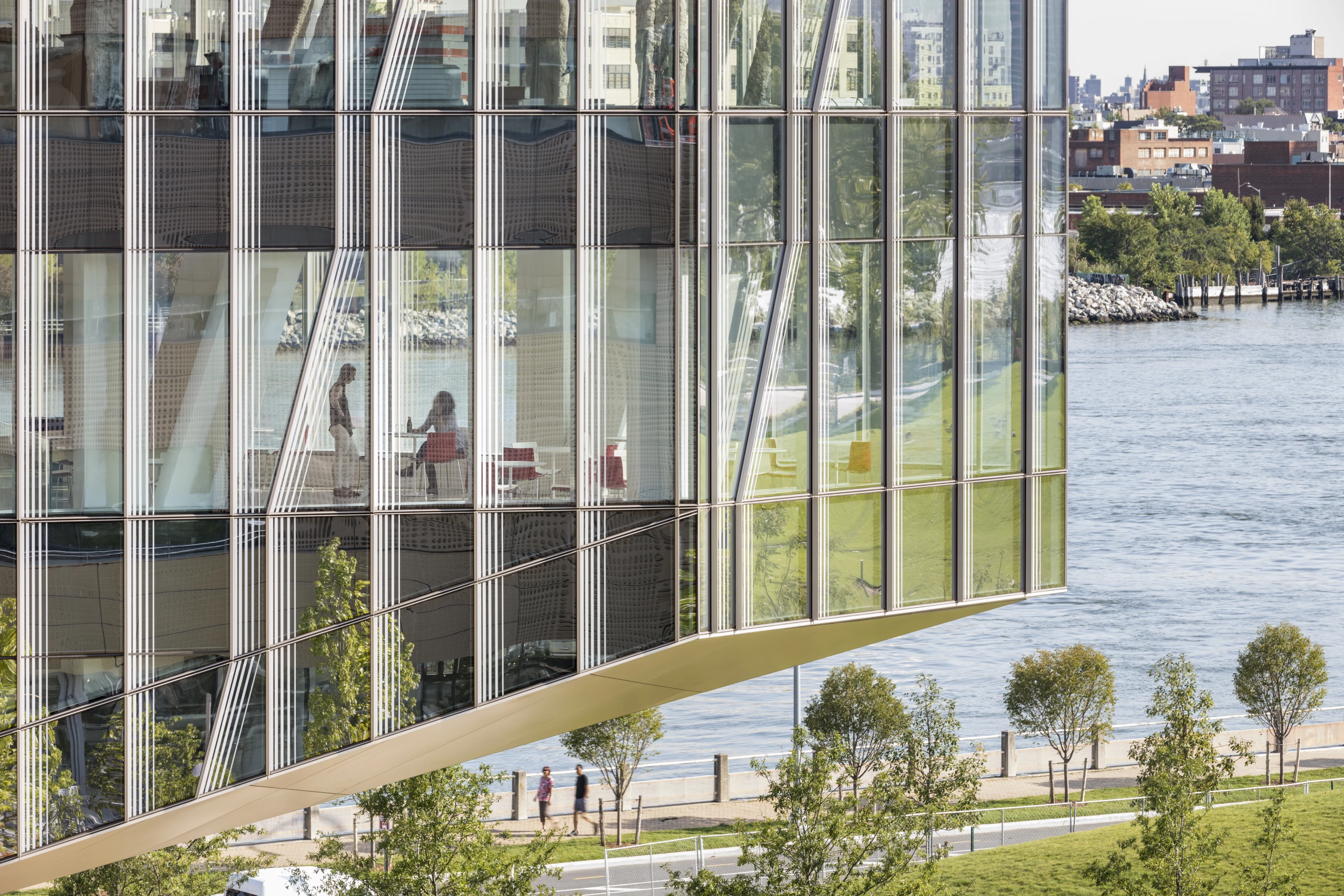 Merit in the Architecture category of the AIANY 2019 Design Awards: The Cornell Tech Tata Innovation Center by Weiss/Manfredi Architecture