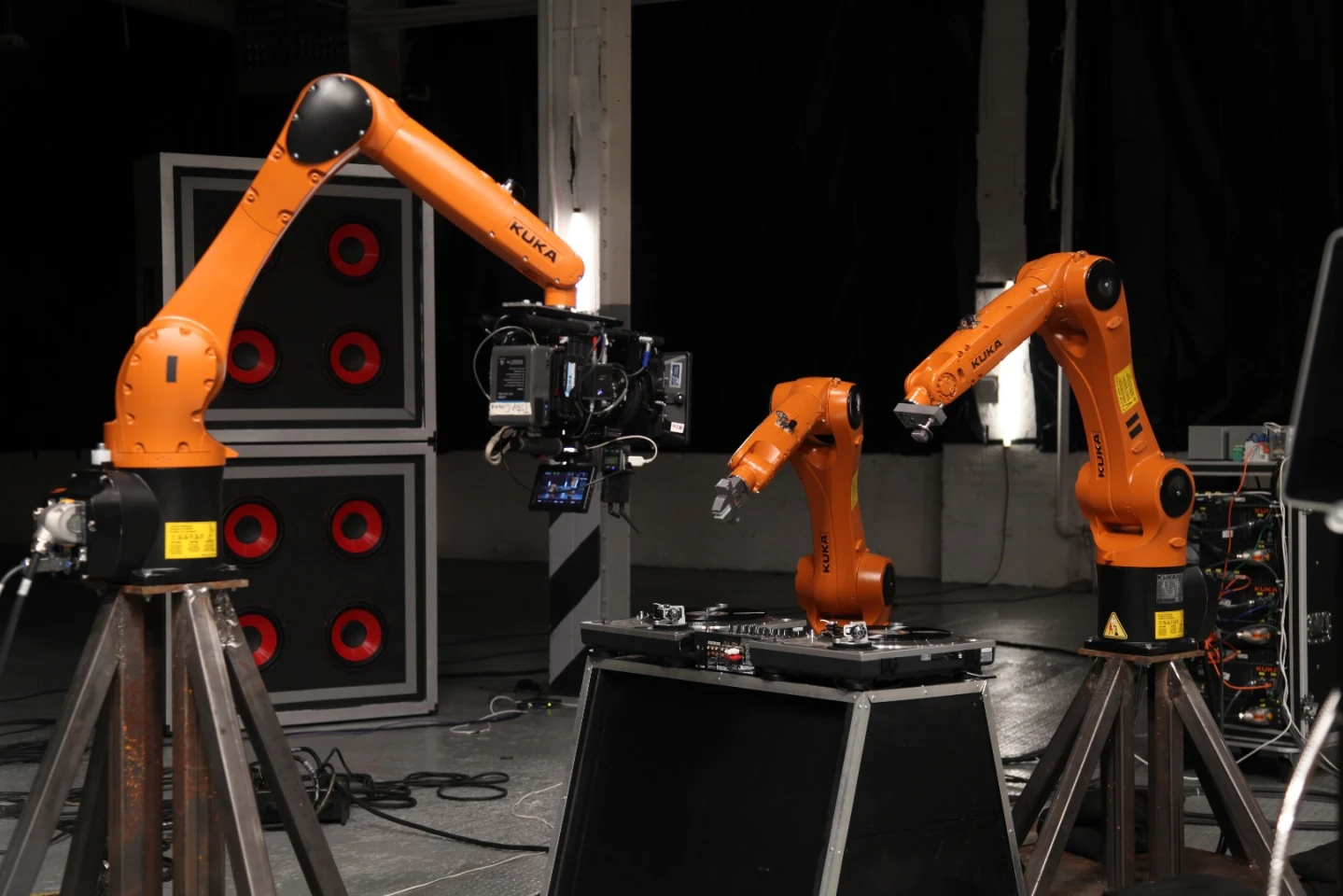 Behind the scenes on the Automatica shoot