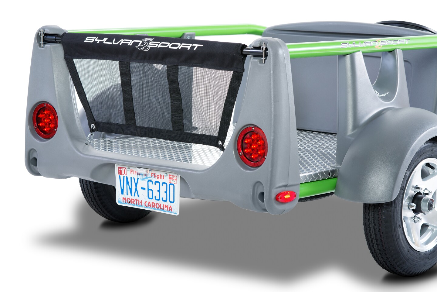 GO Easy ultralight trailer/camper rides behind a motorcycle or small car