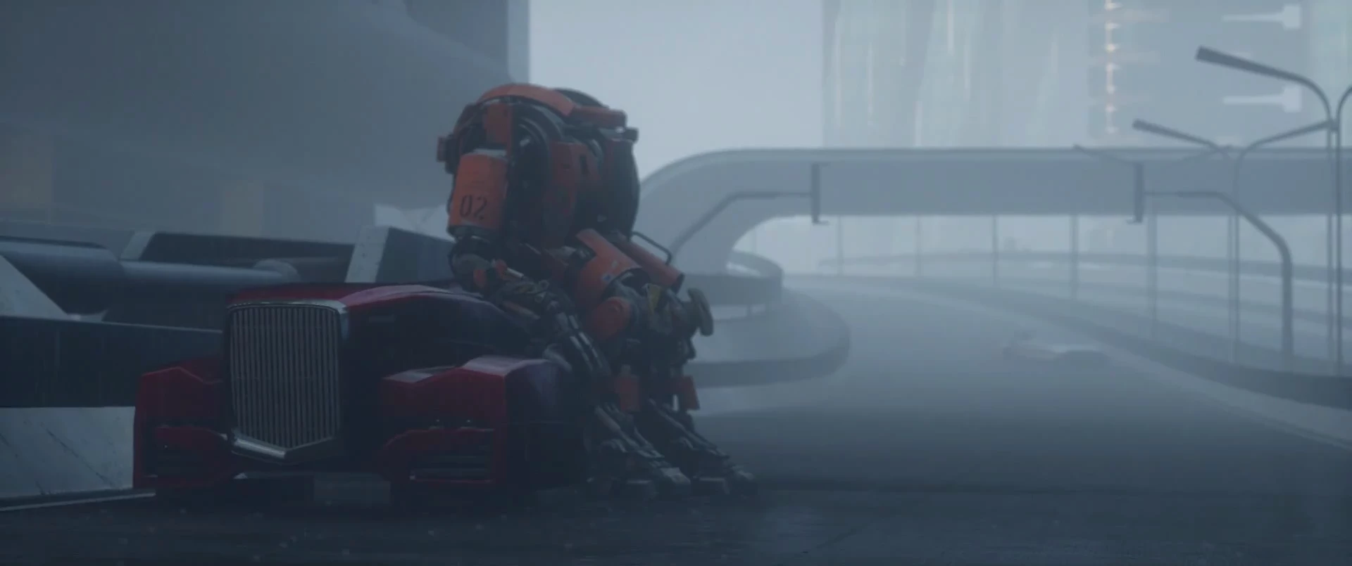 More clues can be had from the somber trailer itself which depicts a robot sitting motionless in an apparently abandoned city as time passes around it