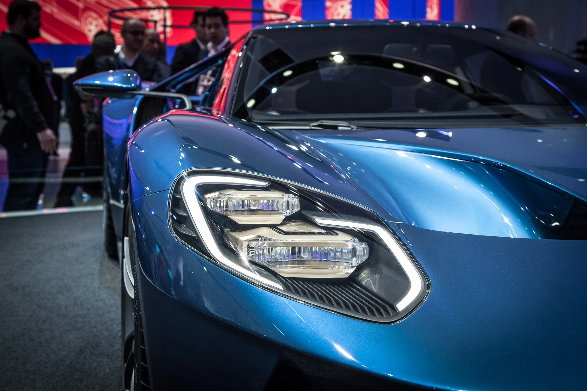 The third generation GT from Ford at the 2015 Detroit Auto Show (Photo: Loz Blain/Gizmag)