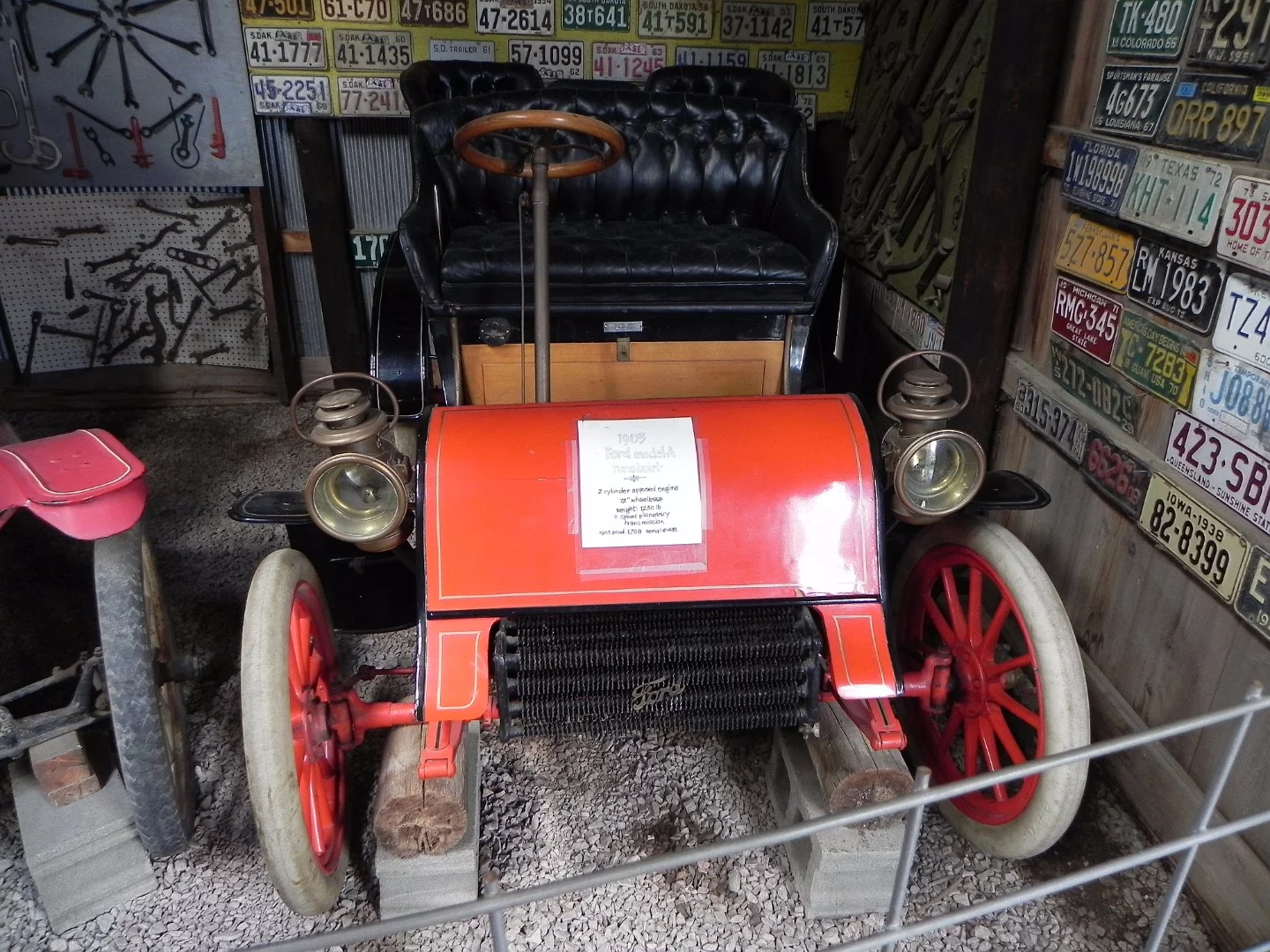 The first commercial success for Henry Ford and the new Ford Motor company was the Model A, shown here in its four-seat configuration