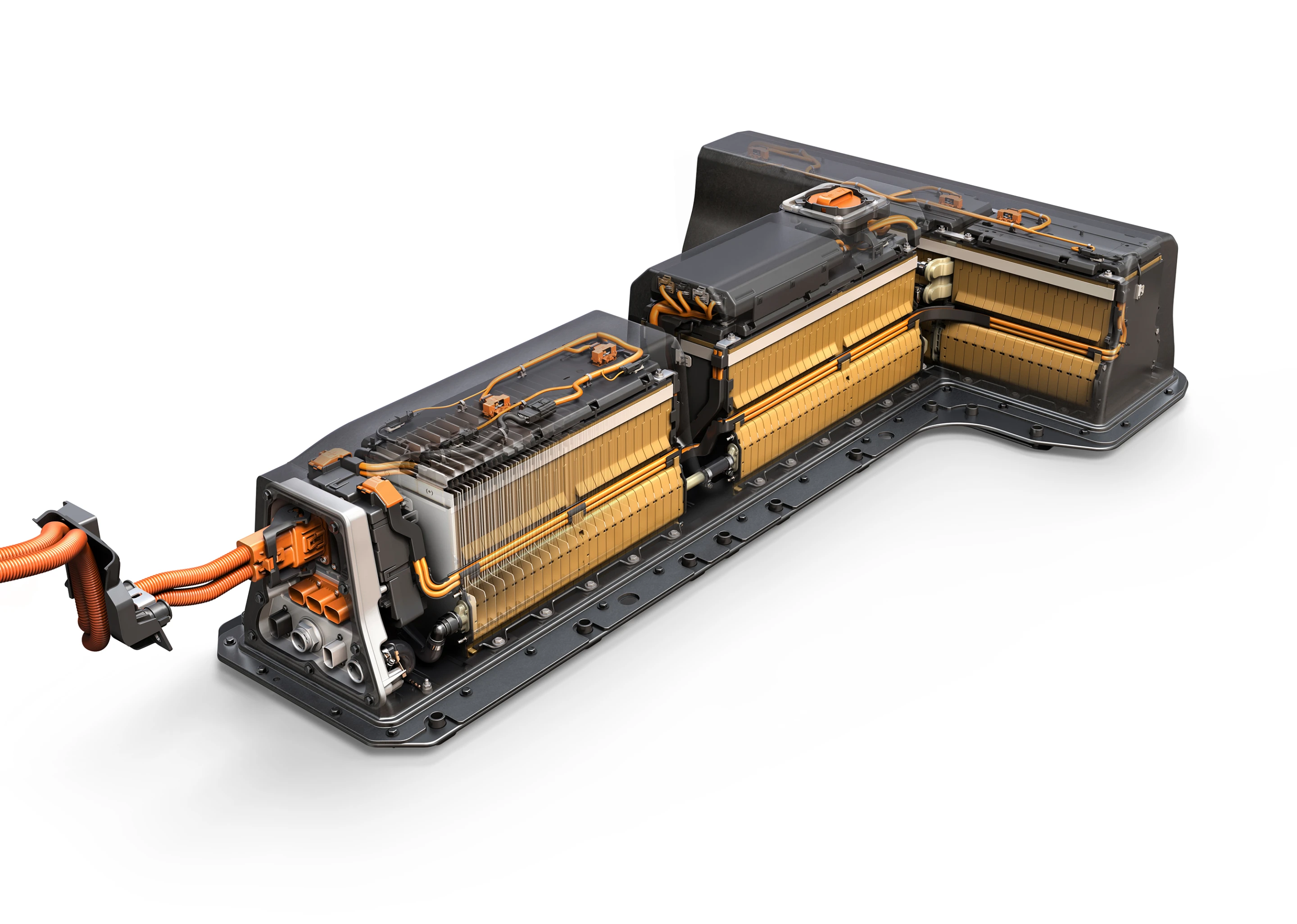 The new Volt's battery pack is T-shaped, as in the first-gen Volt (Photo: General Motors)