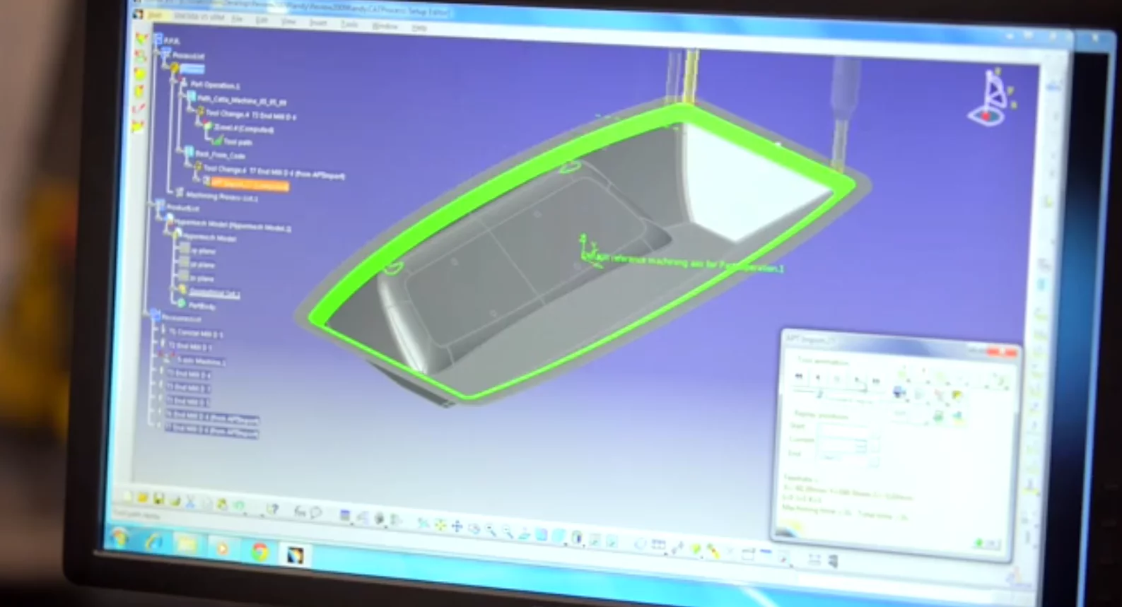 Ford Freeform Fabrication Technology embosses the sheet metal line by line