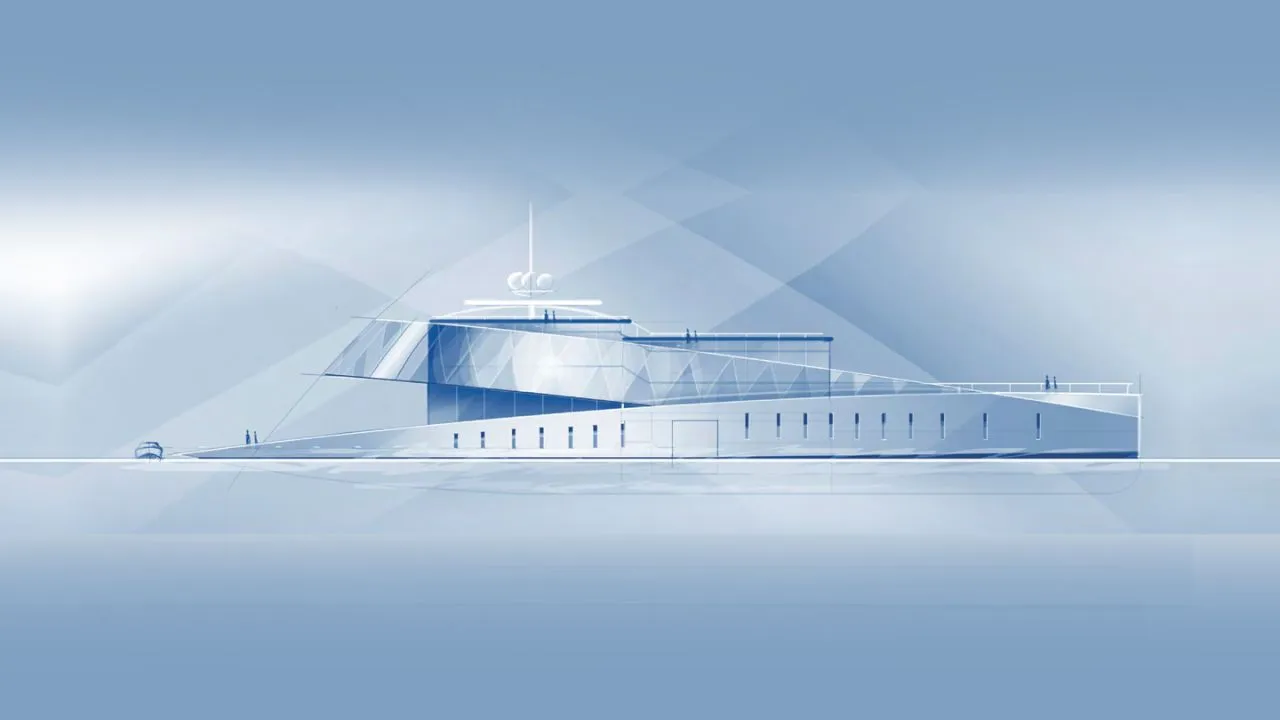Earky sketch of Feadship Royale