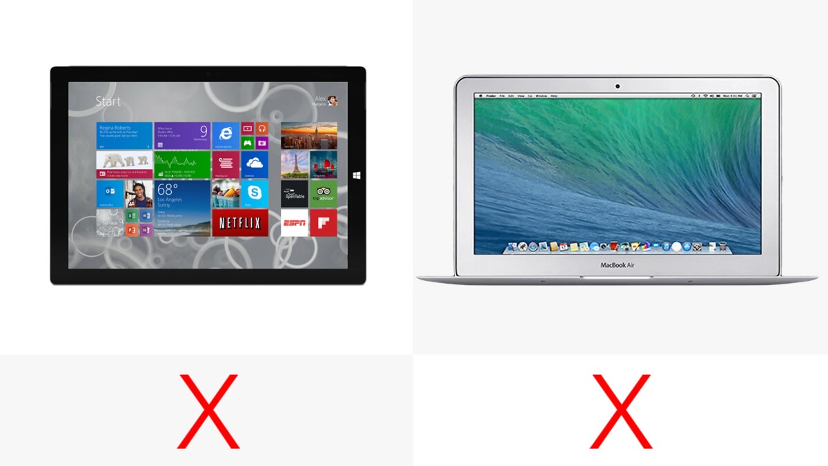Neither device has mobile data radios; you'll need Wi-Fi to go online