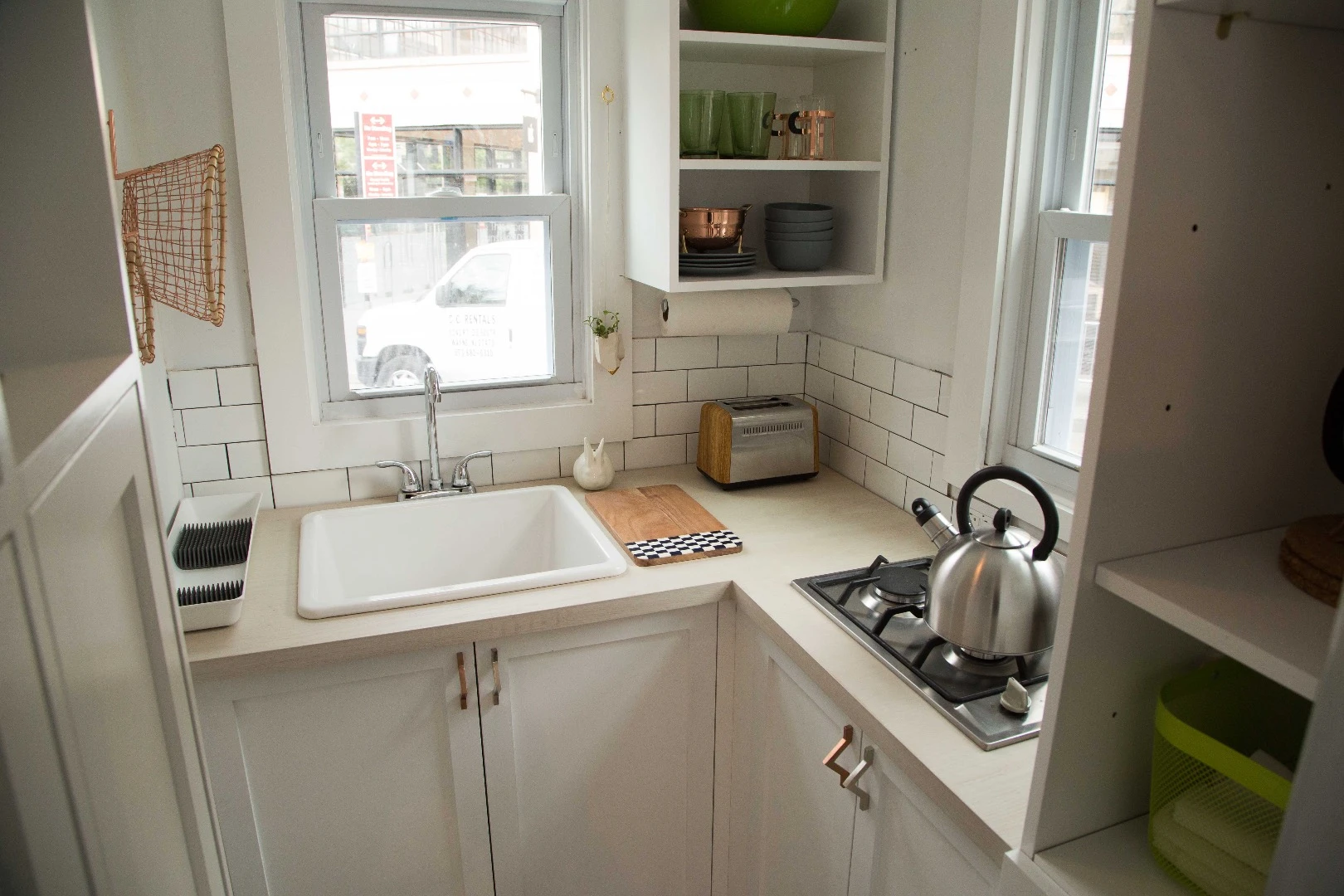 The kitchenette