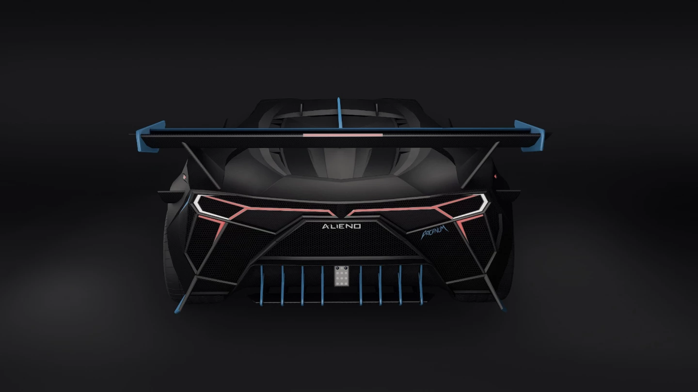 Alieno Arcanum: designed to look like Darth Vader from behind. Kinda gets there.