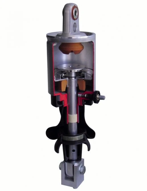 At 2.3 kilograms, the suspension unit is incredibly light.
