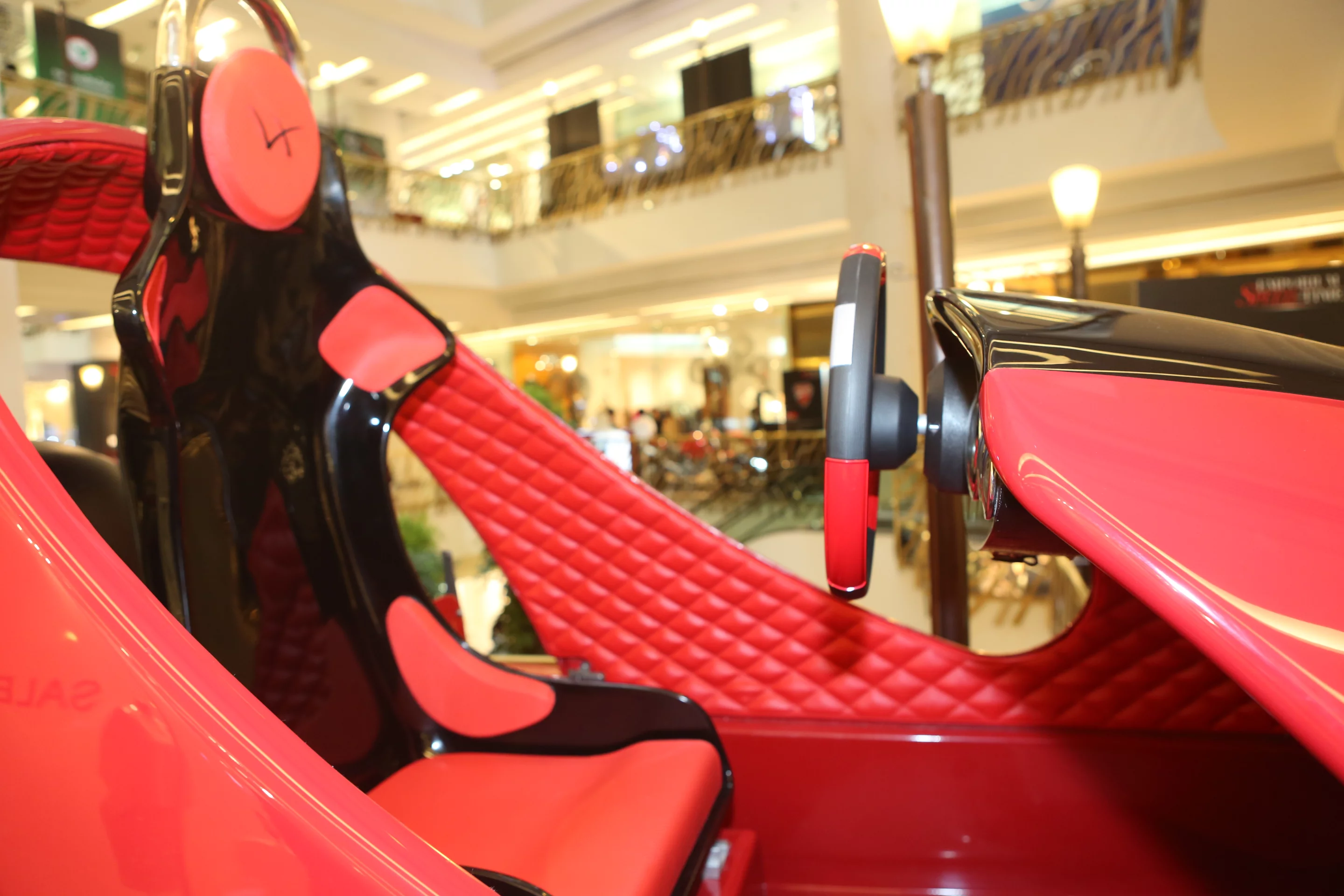 Automotive seating and controls make the go-kart easy to drive (Photo: Husna Namirembe / Gizmag.com)