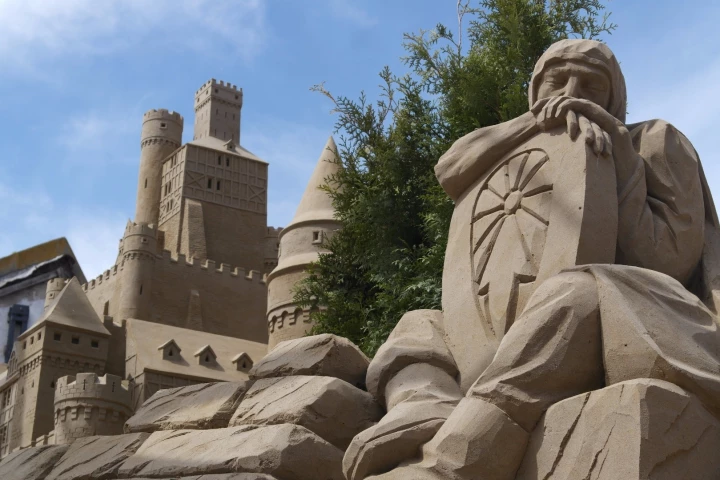 The SandHotels are part of the of the annual sand sculpture festivals in the Dutch cities of Sneek and Oss