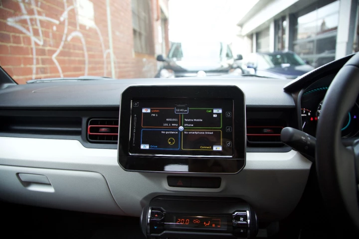 Suzuki has developed its own infotainment system for the Ignis and Vitara