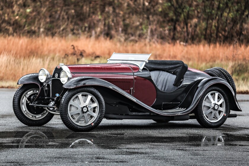 A remarkable car in every respect, this was the very first Type 55, delivered with Jean Bugatti Roadster Coachwork to Duc Louis VI Jean Marie de la Trémoille and from that point forth, it led an outstanding life, winning the 1947 Rallye des Alpes with Gaston Descollas behind the wheel and eventually spending 45 years in the Bugatti Collection of Dr. Peter and Susan Williamson. Only 38 Bugatti Type 55s were built and just 14 wore Jean Bugatti's Roadster coachwork on the Grand Prix chassis. Between 2009 and 2012, Sargent Metalworks performed a complete concours quality restoration, after which this car was shown at the 2012 Pebble Beach Concours d'Elegance, the 2014 American Bugatti Club Adirondack Rally at Lake Placid, the 2016 International Bugatti Rally at, Montreux, (Switzerland) and the 2017 International Bugatti Meeting in Sardegna, Italy. This 1931 Bugatti Type 55 Roadster sold for $4,070,000 at Gooding & Company’s Scottsdale 2018 auction