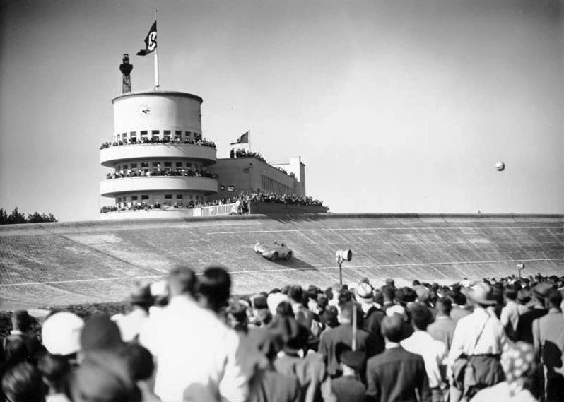 The AVUS racetrack in central Berlin in 1937