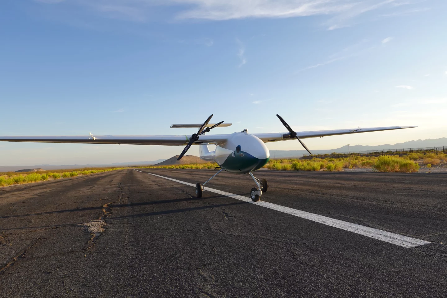 The commercial version of the Pelican will be equipped with a crop-spraying boom