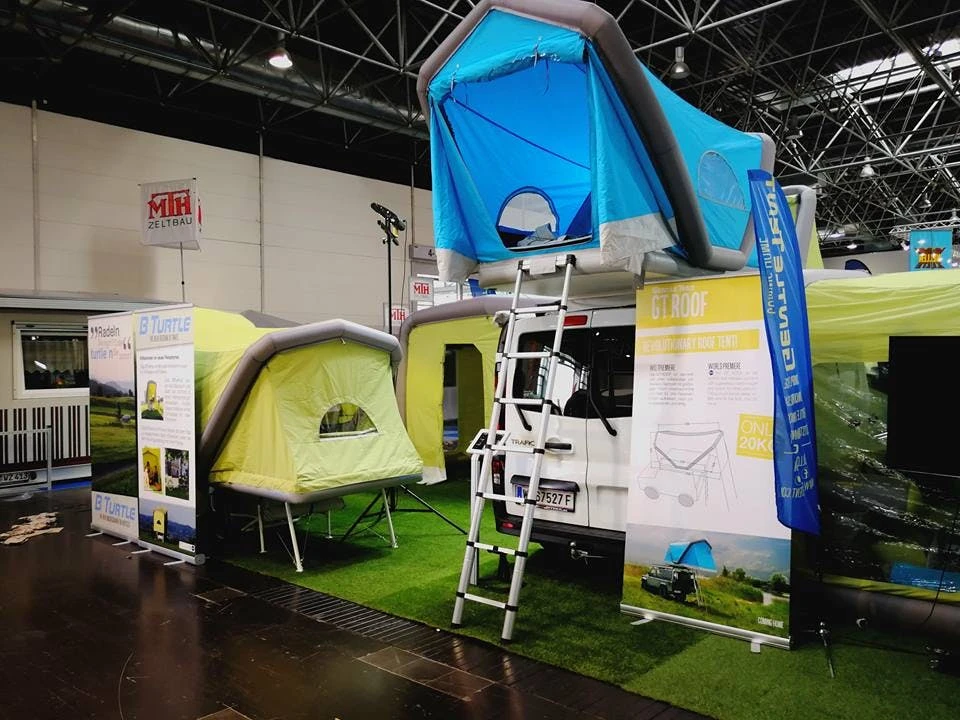 With some experience building inflatable tents for the ground, Gentletent tries its hand at inflatable roof-top tents
