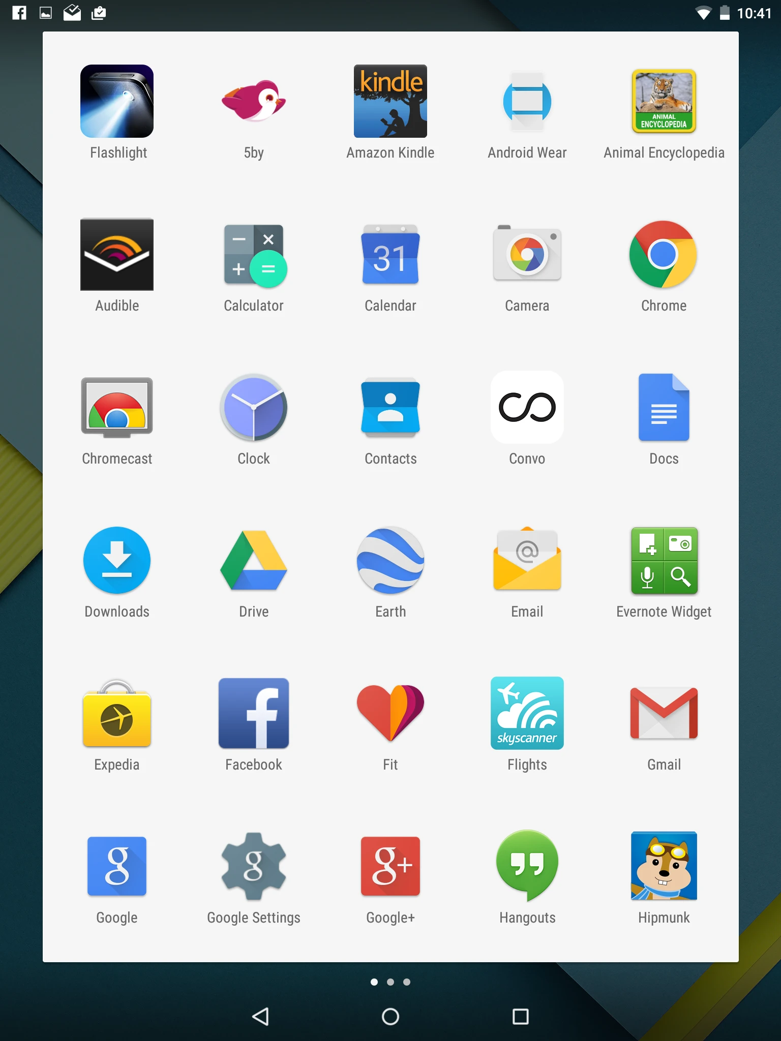 The new app drawer