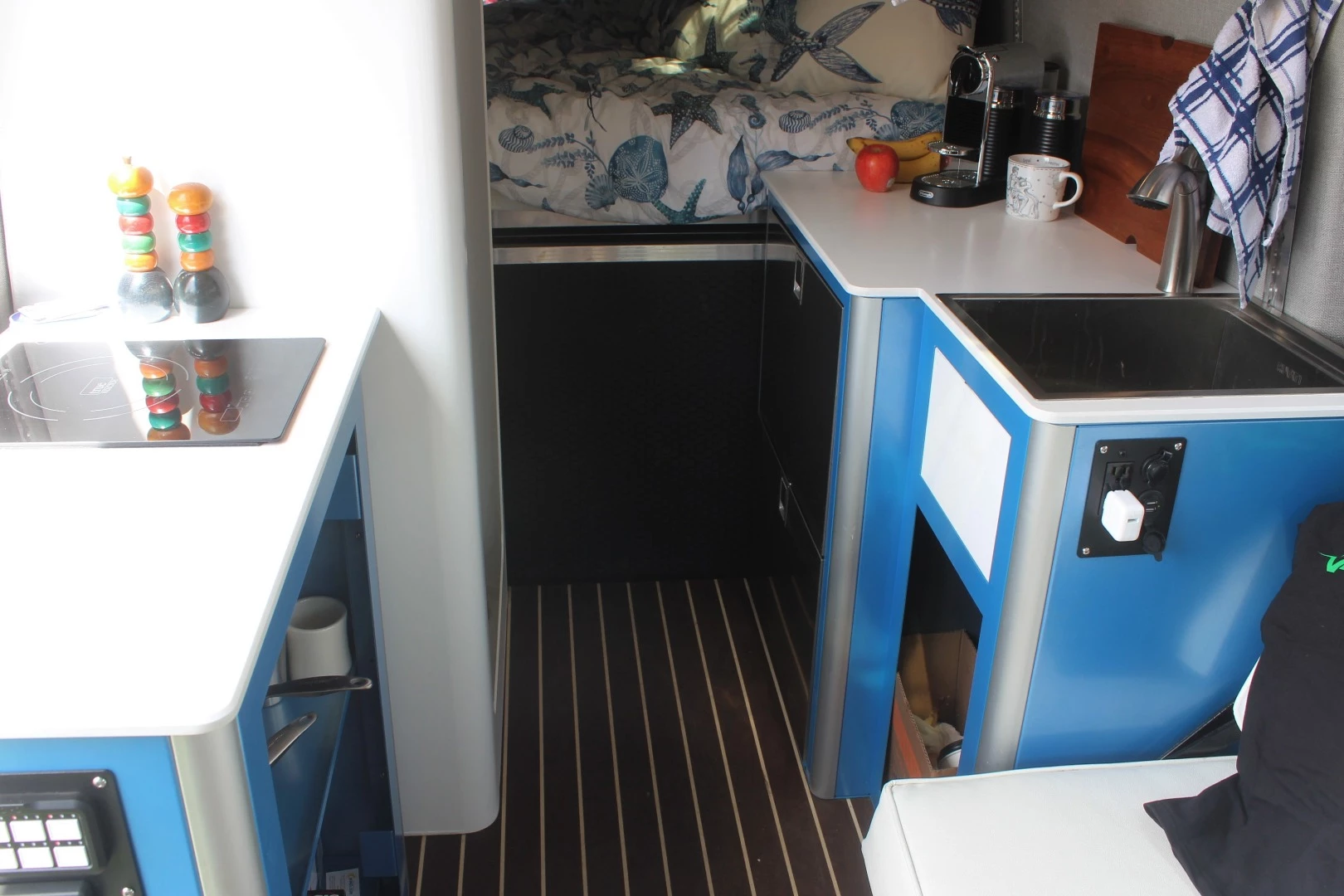 A splashy Sprinter Engineering camper van conversion
