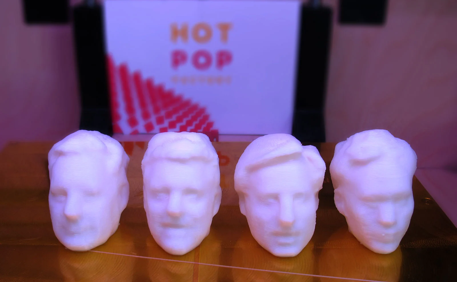 The team had to make a few adjustments to the models so they would fit onto a Pez dispenser and actually push the chalky candy out as intended