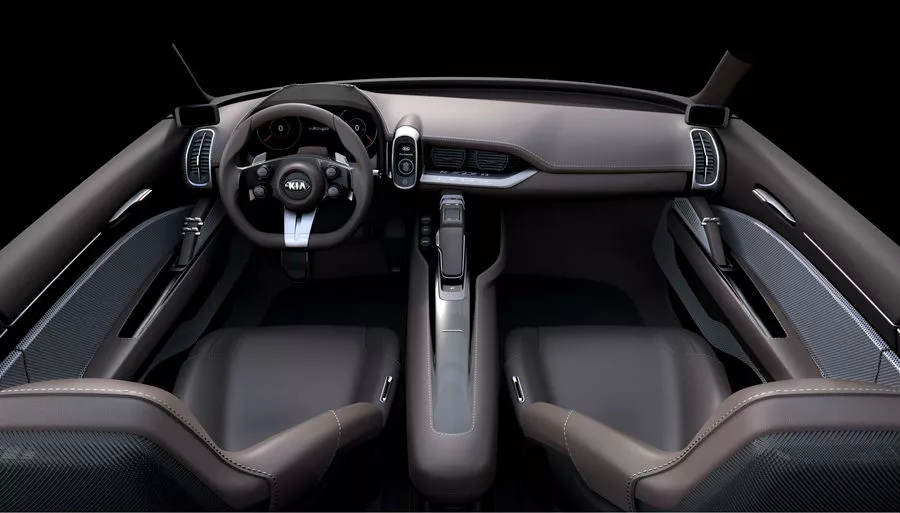 Kia has gone for a minimalist approach to the interior of the Novo