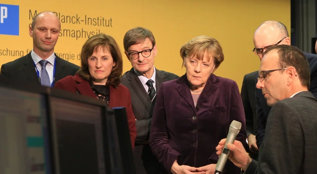 At a ceremony on Wednesday, quantum physicist (who also happens to be Germany's Federal Chancellor) Angela Merkel spoke for around 20 minutes, before pressing the button to initiate the test
