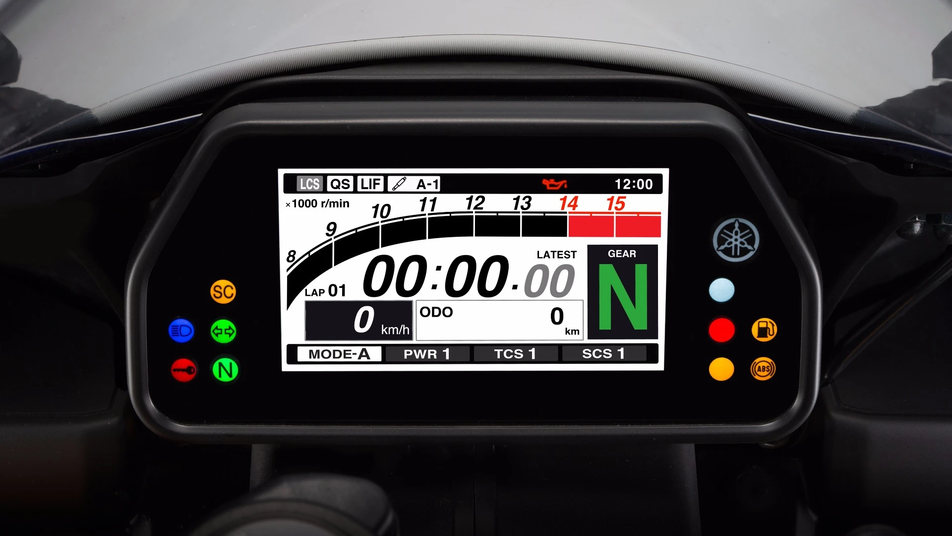 Setting up the many adjustable parameters of the Yamaha R1 and R1M can also be achieved wirelesly via a smartphone app
