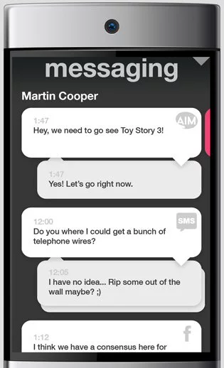 Single stream messaging