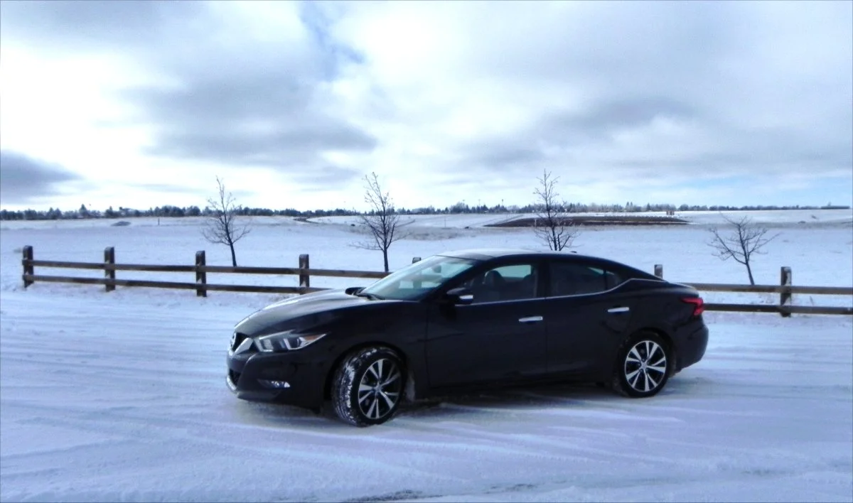 Nissan calls this new Maxima a track-tested, fighter jet-inspired sedan whose sportiness is only eclipsed by its fuel efficiency and practicality