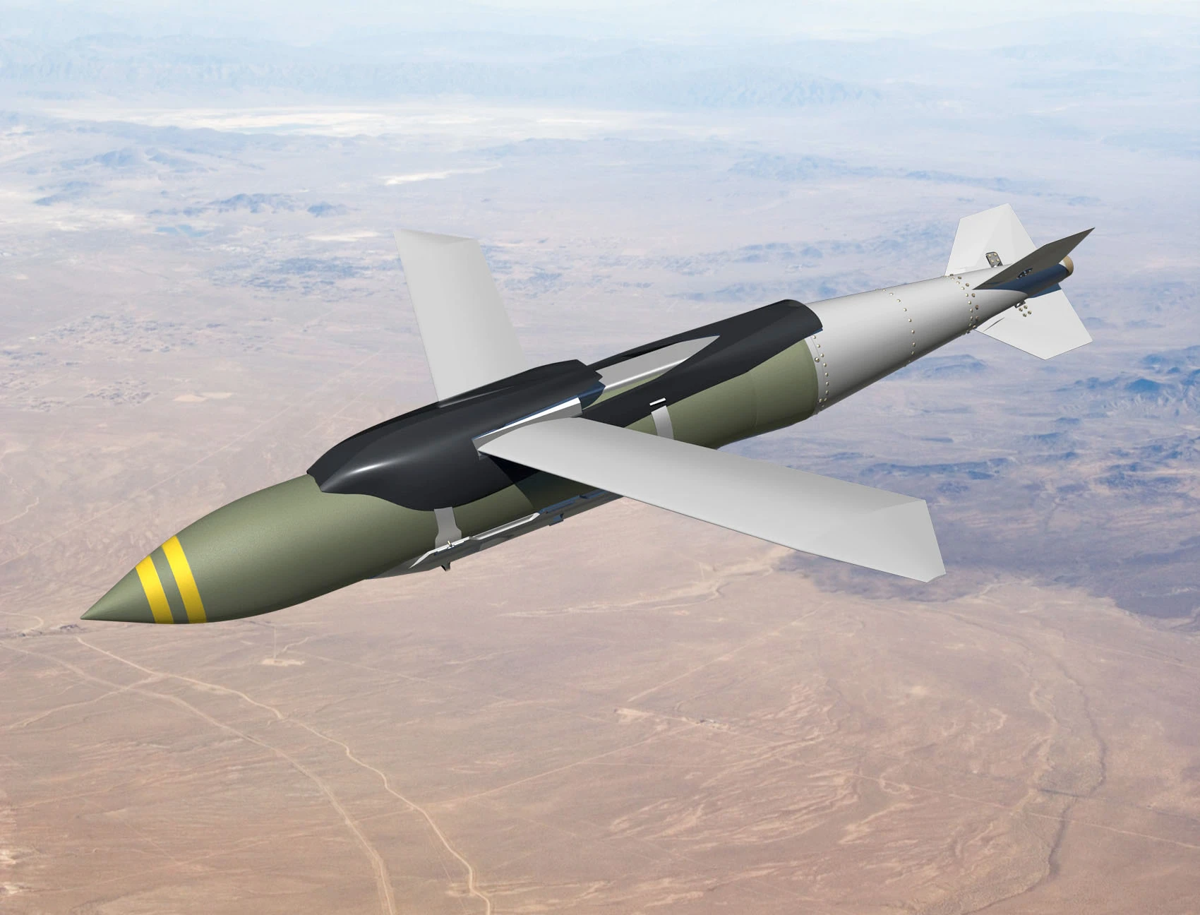 Boeing's Joint Direct Attack Munition-Extended Range (JDAM-ER) precision bomb kit (Image: Boeing)
