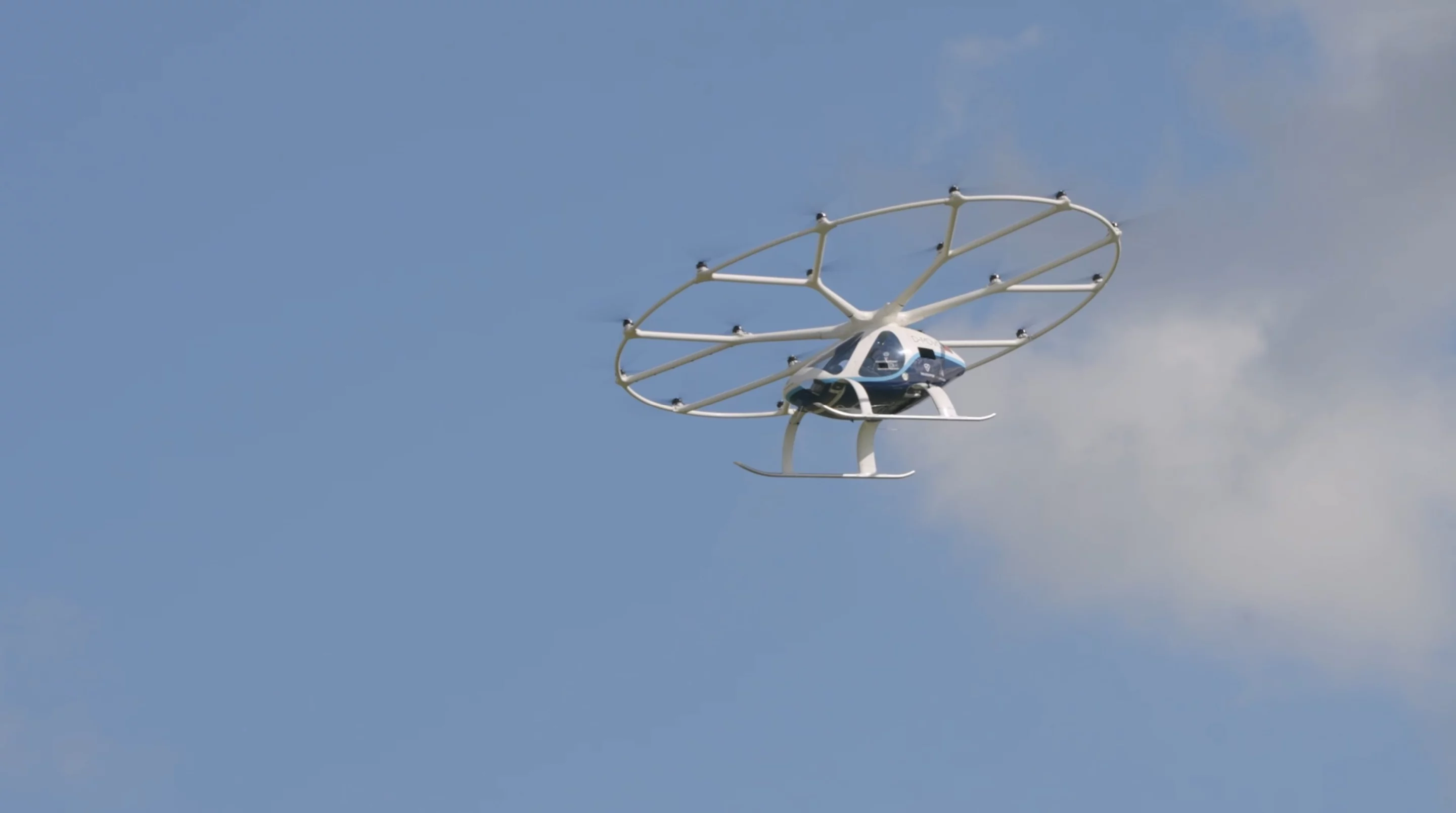 Crewed test flight above the Aerodrome of Saint-Cyr-l'École on August 8