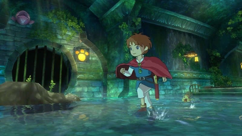 Oliver explores the sewers of Ding Dong Dell