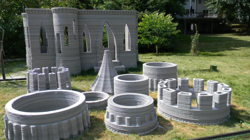 The turrets were printed separately