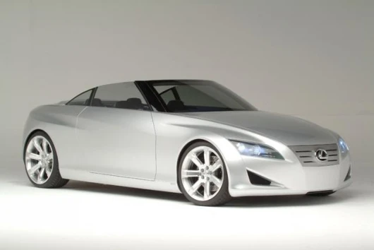 Last year's related concept car, the LF-C