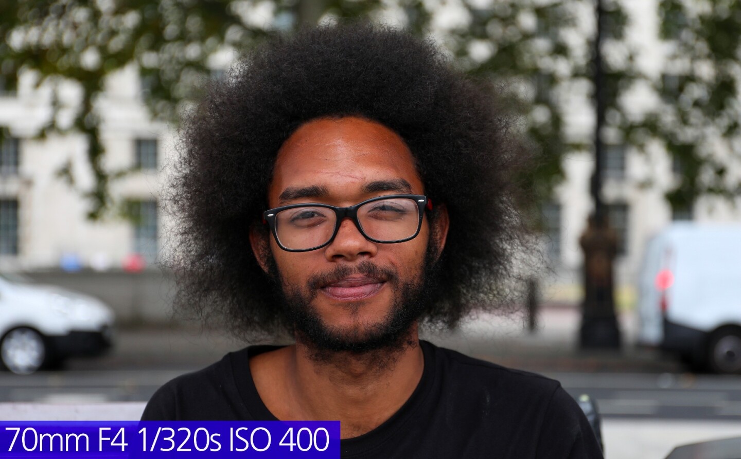 An example of a photo taken with a wide apperture