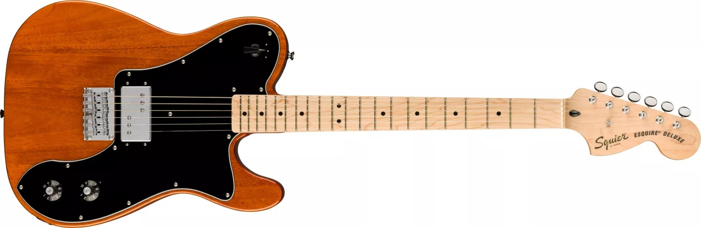 The Squier Paranormal Esquire Deluxe features a chickenhead rotary switch for tonal versatility