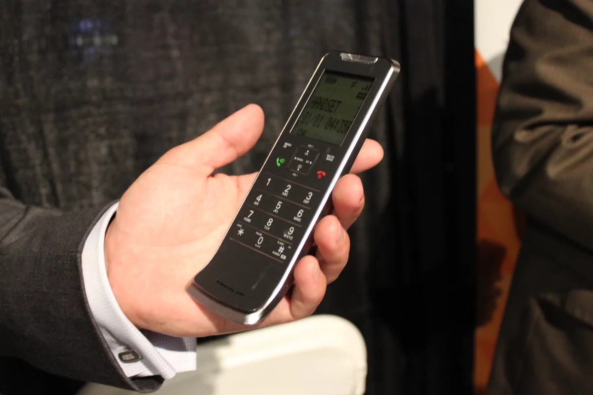 The slim IT.6 handset at CE Week in New York