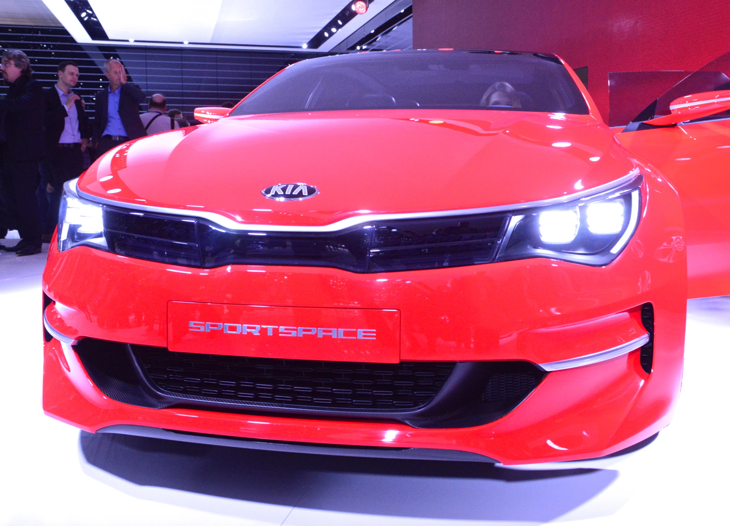 The Sportspace has Kia's signature tiger nose grille