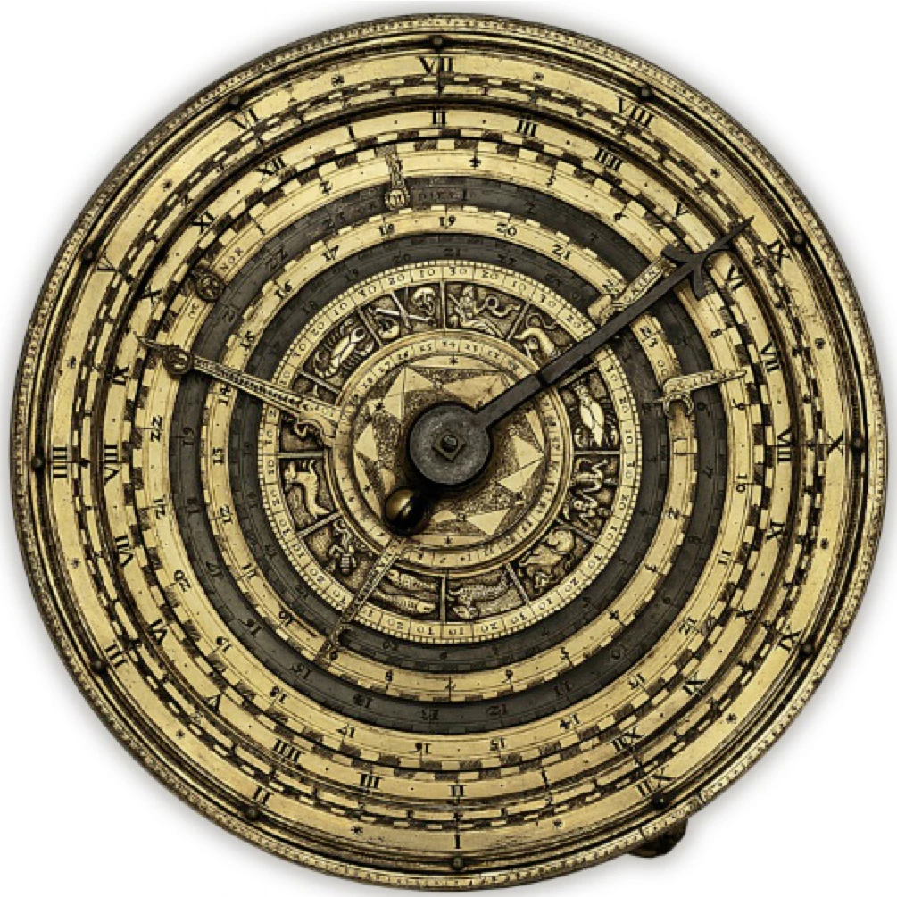 Part scientific instrument and part ornament, this Gilt and Brass Astronomical Table Clock was made in Augsburg (Germany) circa 1560 - 70 and sold for $725,000 at a Christies (New York) auction in January, 2015.
