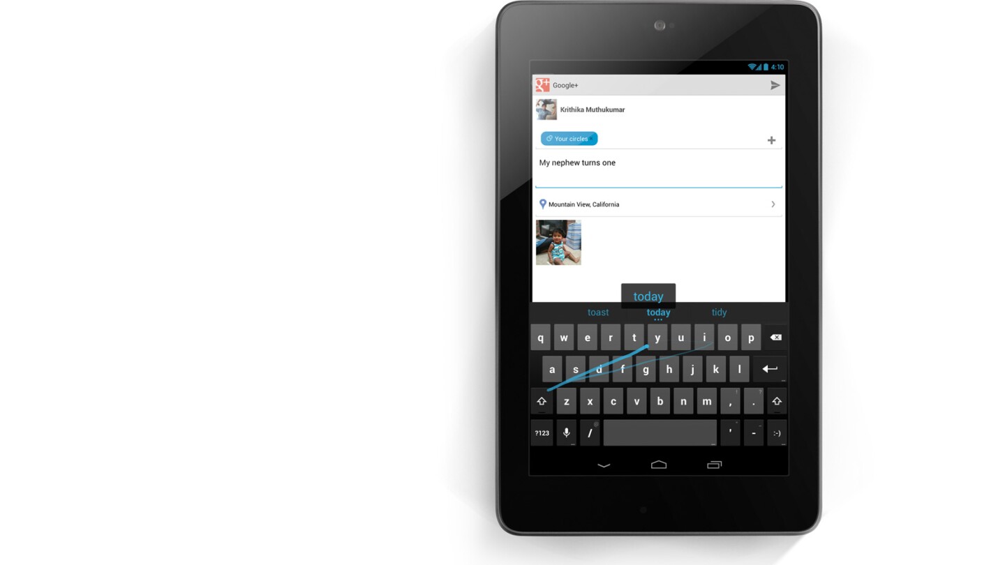 Look out, Swype: stock Android now ships with its own trace keyboard