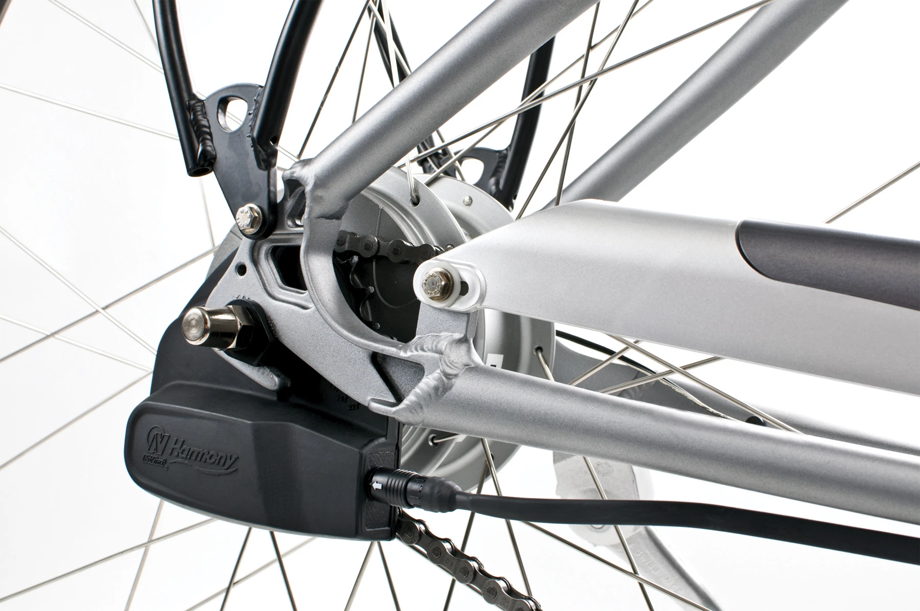 The NuVinci Harmony continuously variable planetary e-bike transmission automatically maintains the rider's pedaling cadence