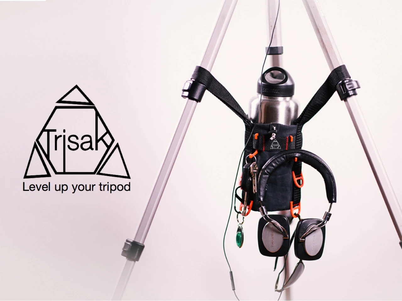 Trisak - clips allow you to hang headphones and sunnies