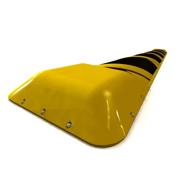 The Bumpfree speedbump is designed to remind drivers that they are traveling too fast by creating the feeling of traveling over a speed bump without the impact